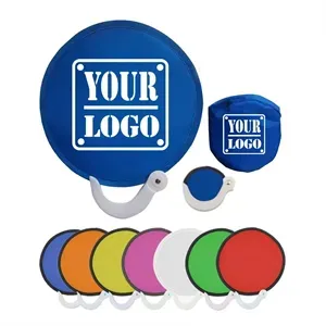 Round Folding Nylon Handle Fan Round Folding Nylon Handle Fan